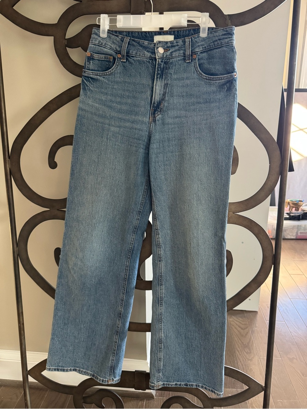 2 pairs of H&M Women’s High Waist Wide-Leg Jeans